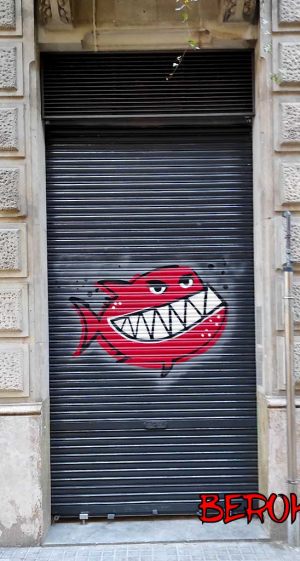 Graffiti Monster Sushi Persiana 300x100000